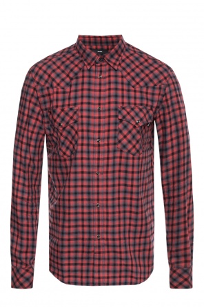 Shirt with a plaid pattern, zdjęcie 1 Shirt with a plaid pattern od Diesel